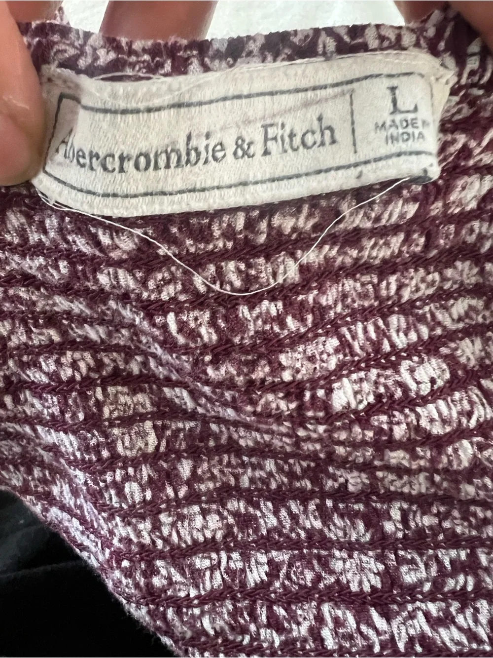Abercrombie & Fitch Floral Smocked Midi Dress Puff Sleeve Cottagecore Size L